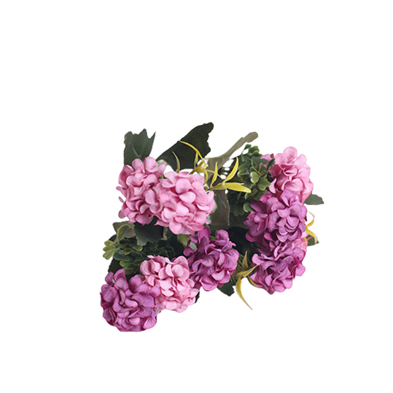 Tiges de mini boules de neige artificielles en vrac de 11 pouces Décorations d'automne Fleurs d'automne en gros