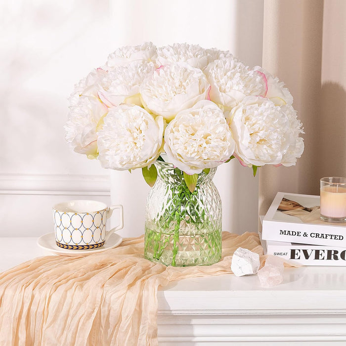 Bulk 11.8" Faux Peonies Bouquets Peony Artificial Silk Flowers Wholesale