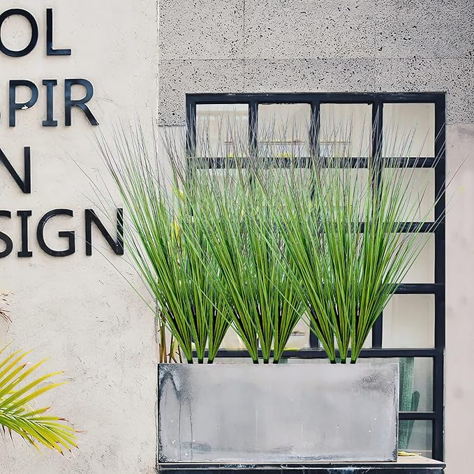 Plantas artificiales a granel Cebolla Hierba Vegetación Arbustos Planta Otoño Invierno Trigo Hierba Venta al por mayor