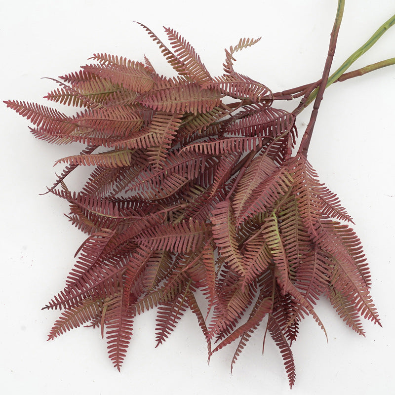 Bulk 16.5" Artificial Plants Fern Leaves Stems for Wedding Bouquets/Table Centerpieces Wholesale