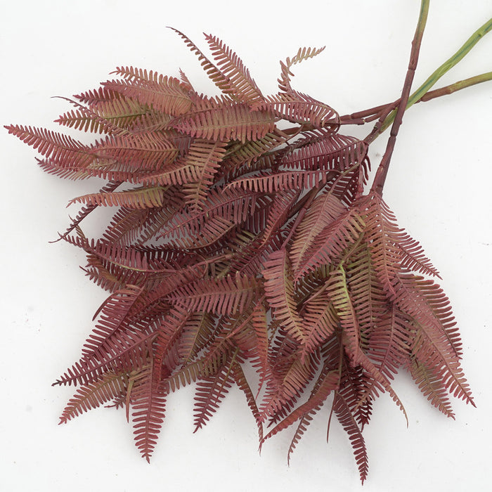 Bulk 16.5" Artificial Plants Fern Leaves Stems for Wedding Bouquets/Table Centerpieces Wholesale