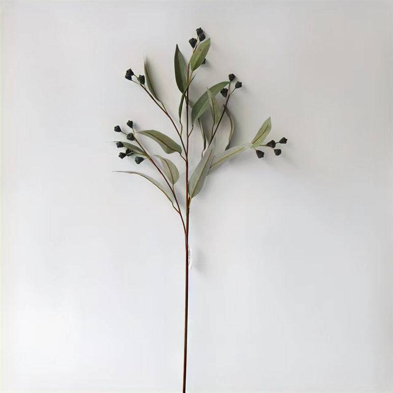 Bulk 23.6" Artificial Willow Eucalyptus Branches with Fruits Autumnal Color Floral Arrangements Wholesale