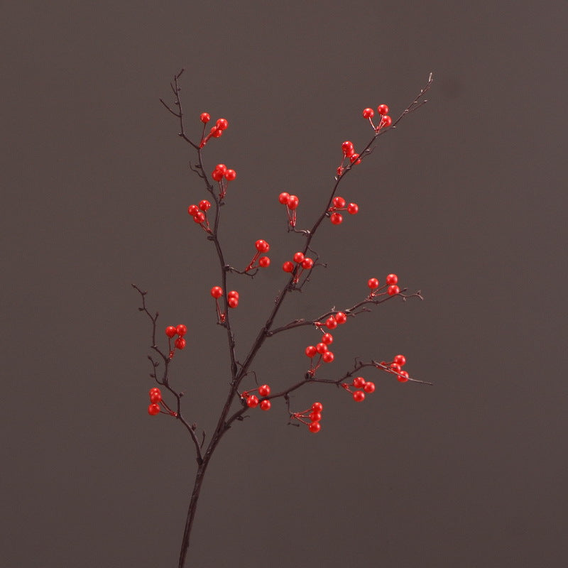 Lot de 12 bouquets de baies sacrées de 35 pouces pour grand vase, fleurs de naissance de décembre, vente en gros 