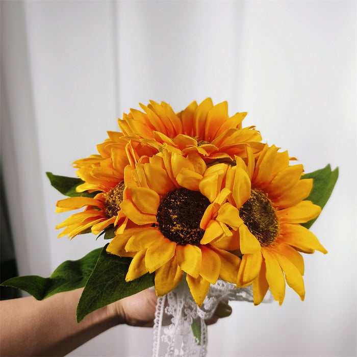 Bulk Sunflower Bridesmaid Bouquet Wedding Bouquet Wholesale