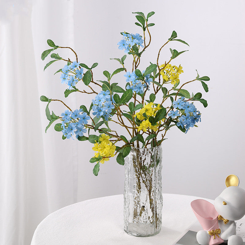 Tiges d'Aubrieta en vrac de 26 pouces Fleurs en soie Arrangements de fleurs artificielles en gros