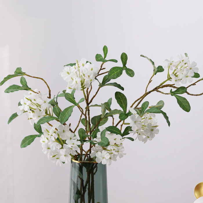Bulk 26" Aubrieta Stems Silk Flowers Spray Arreglos de flores artificiales al por mayor