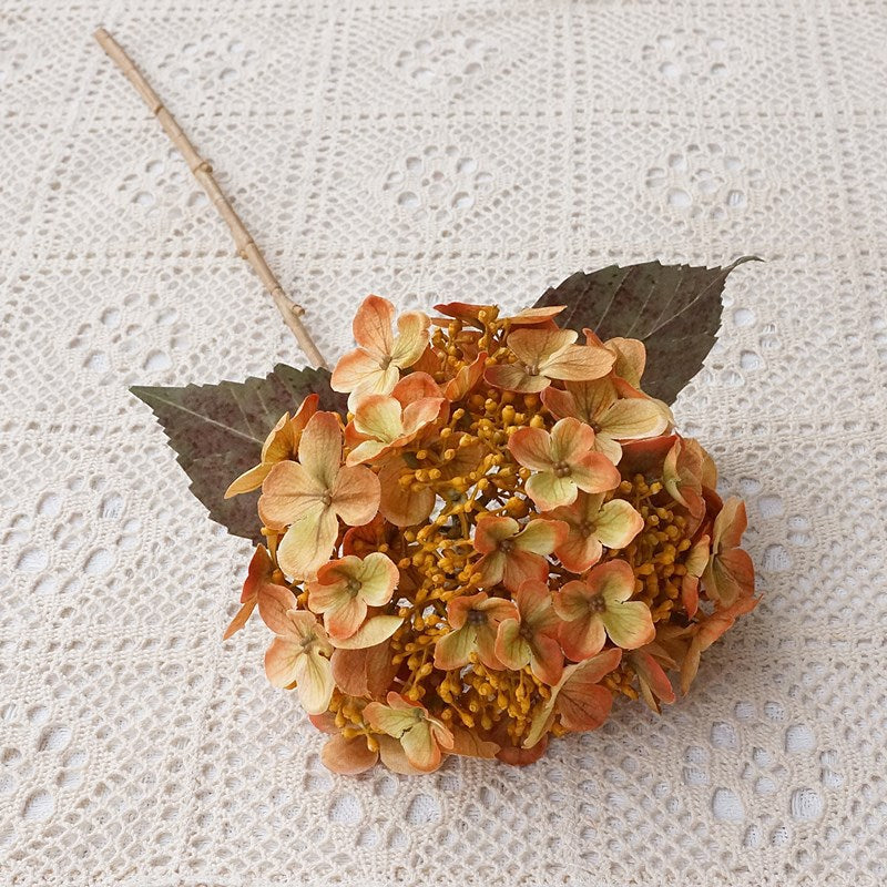 Tiges d'hortensia d'automne exclusives en vrac de 20 pouces Décoration d'automne et d'hiver en gros