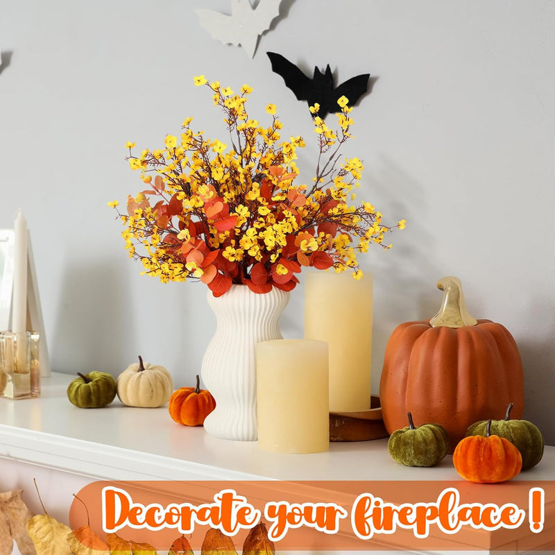 Bouquet de fleurs de gypsophile d'automne de 18 pouces de hauteur pour composition florale en gros