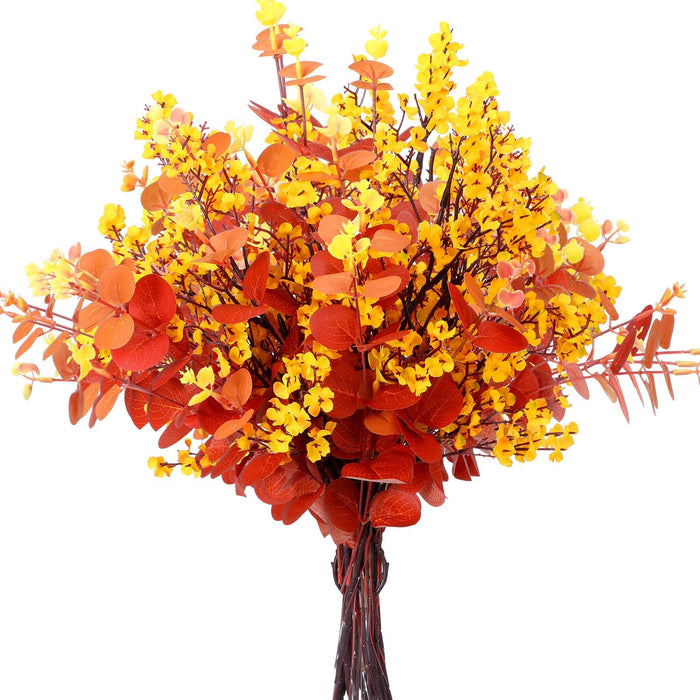 Bulk 18 inches Tall Autumn Thanksgiving Flower Gypsophila Bouquet for Floral Arrangement Wholesale