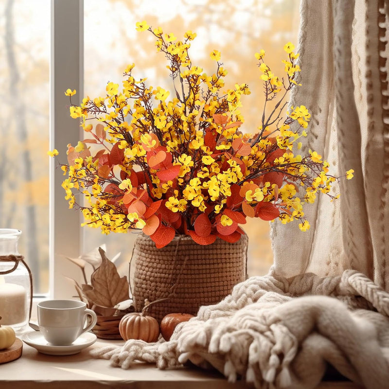 Bouquet de fleurs de gypsophile d'automne de 18 pouces de hauteur pour composition florale en gros