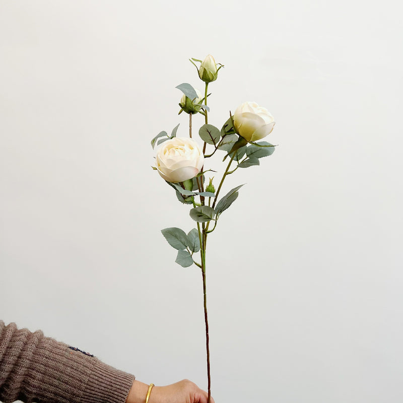 Tallo de flores de seda de peonía de 27 "a granel con capullos al por mayor