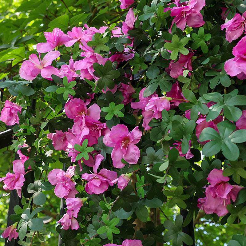 Bulk 33" Faux Silk Azalea Spills for Outdoors, 2-Pack UV Protected Fake Flowers No Watering Wholesale