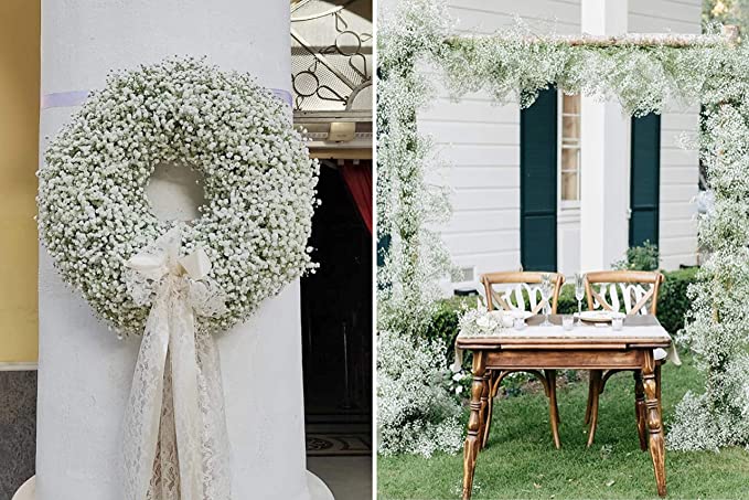 Fleurs artificielles en vrac de 23,6 pouces, souffle de bébé, toucher réaliste pour l'artisanat, bricolage, fête de mariage, maison, jardin, bureau, vente en gros 