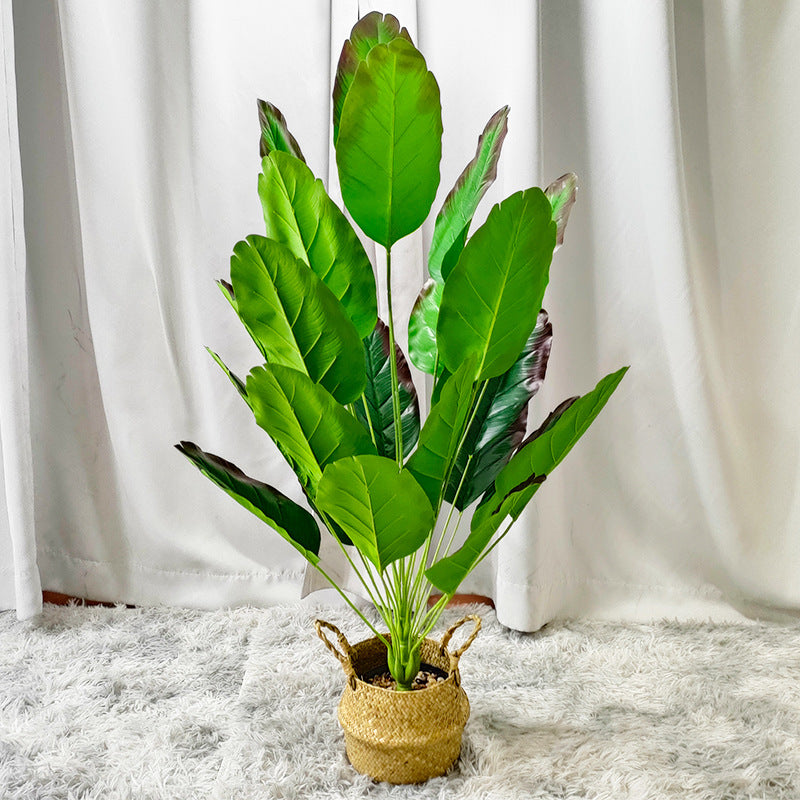 Bulk 47" Tall Artificial Plants Outdoor Faux Bird of Paradise Palm Bush Wholesale