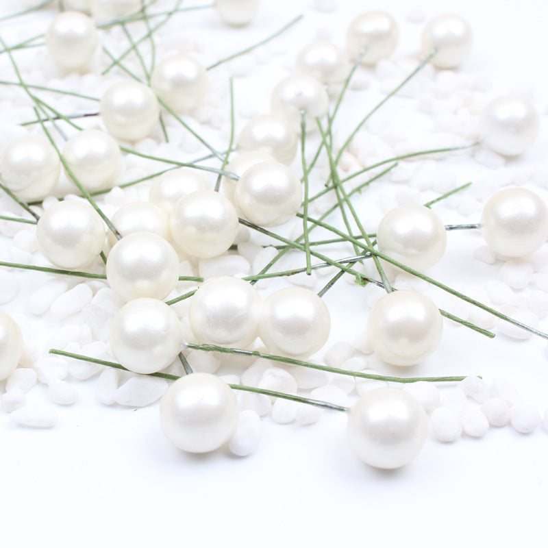 Lot de 400 baies de houx artificielles en vrac sur fil pour l'artisanat, couronne de fleurs pour arbre de Noël, bricolage, vente en gros