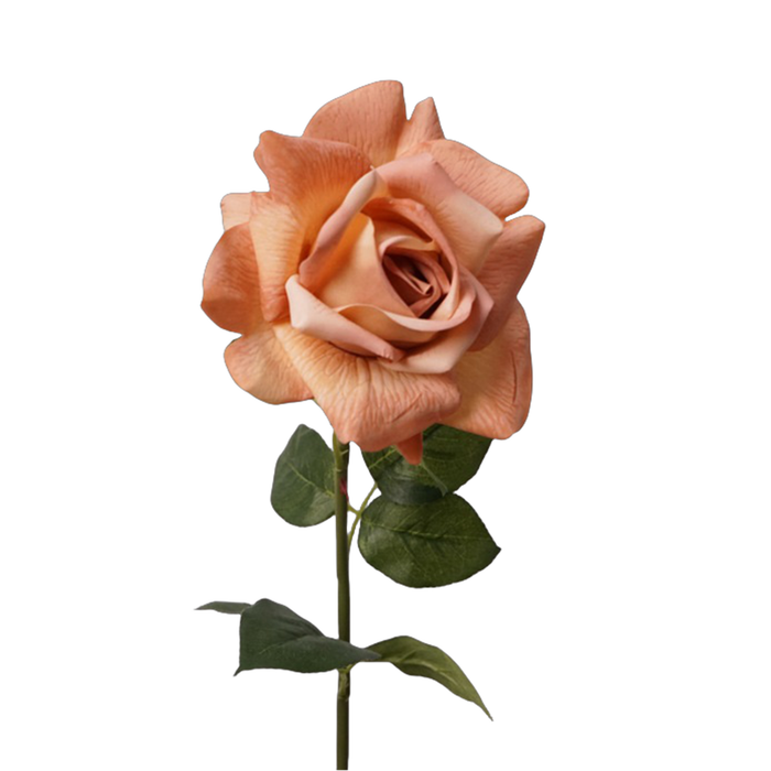 Premium 28.7" Real Touch Ruffled Roses - Lifelike Silk Floral Arrangements for Weddings & Home Decor