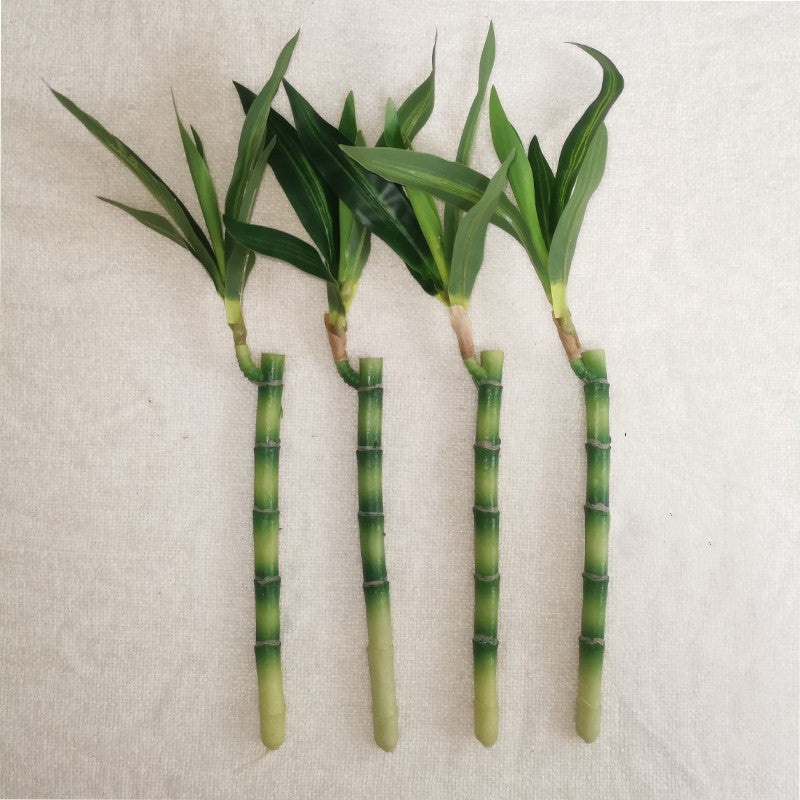 Bulk Artificial Botanicals Bamboo Stems Lucky Bamboo Plant Drop-In Plant Wholesale