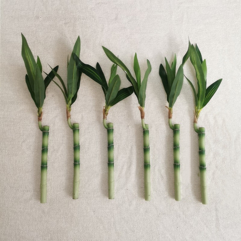 Bulk Artificial Botanicals Bamboo Stems Lucky Bamboo Plant Drop-In Plant Wholesale