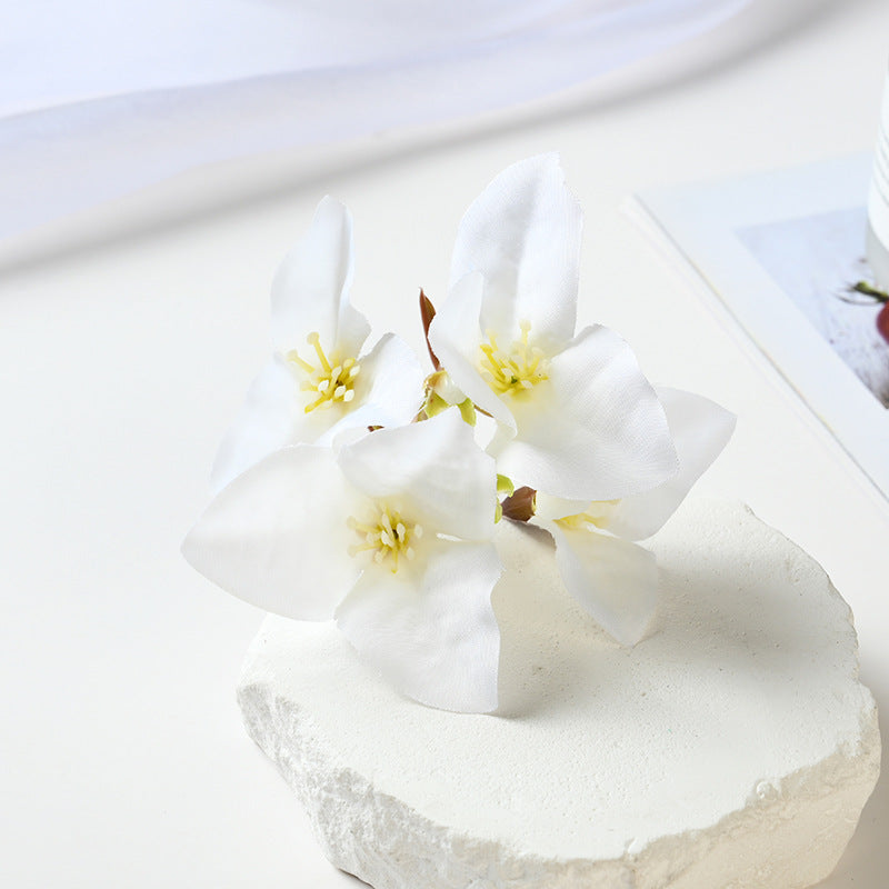 Lot de 20 têtes de bougainvilliers en soie pour décoration de mariage, bricolage, couronne, scrapbooking, artisanat, vente en gros