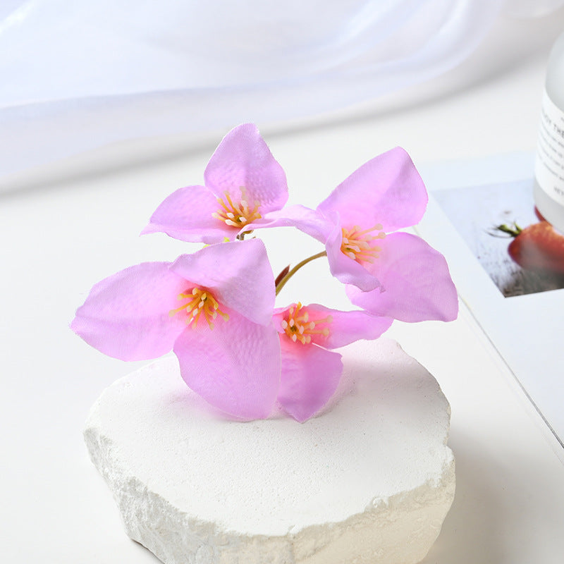 Lot de 20 têtes de bougainvilliers en soie pour décoration de mariage, bricolage, couronne, scrapbooking, artisanat, vente en gros