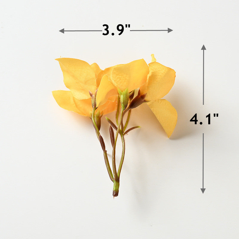 Lot de 20 têtes de bougainvilliers en soie pour décoration de mariage, bricolage, couronne, scrapbooking, artisanat, vente en gros