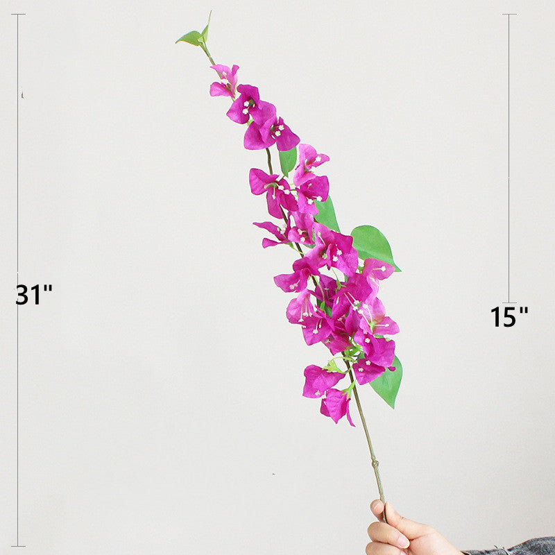 Bulk 31" Long Bougainvillea Blossom Stem Silk Floral Artificial Wholesale