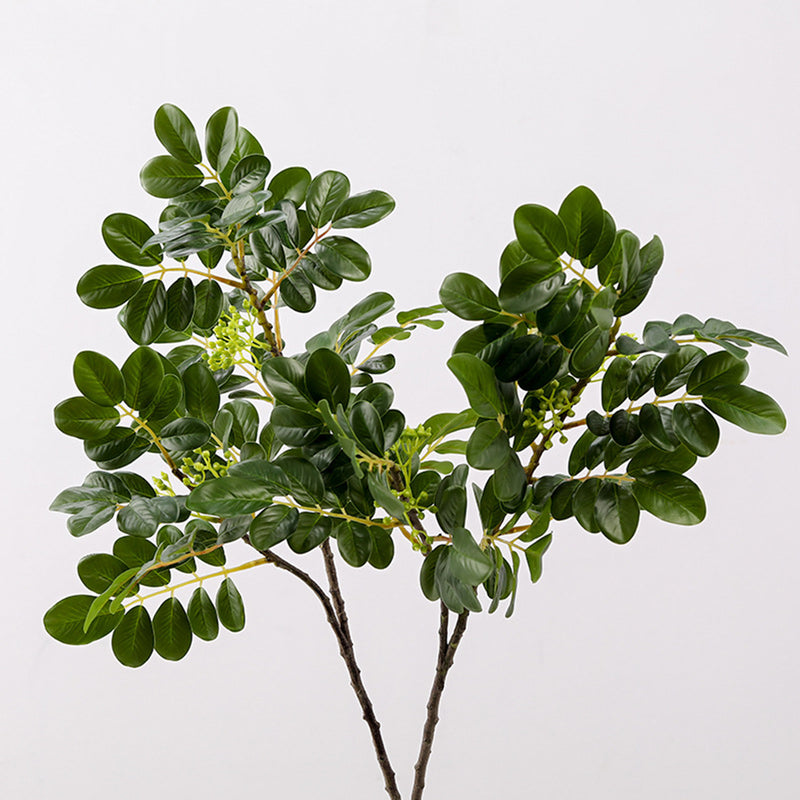 Bulk 25.5 Inches Tall Breynia Branch Faux Greenery Stems Wholesale