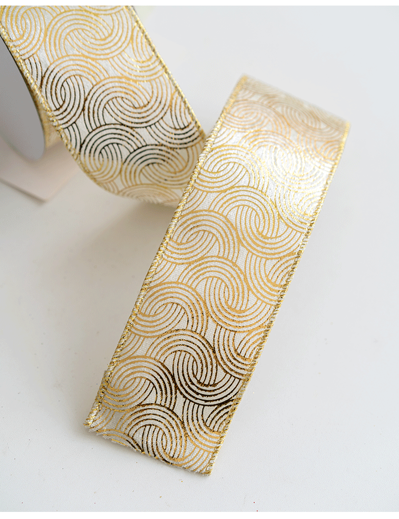 Bulk 10 Yards Glitter Christmas Ribbon Grosgrain Ribbon for Gift Wrapping Crafts DIY Holiday Xmas Decorations Wholesale