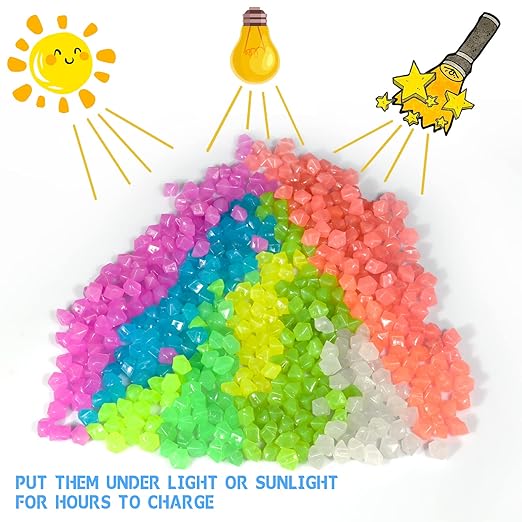 Lot de 290 décorations de Noël artificielles en cristal phosphorescent pour vase