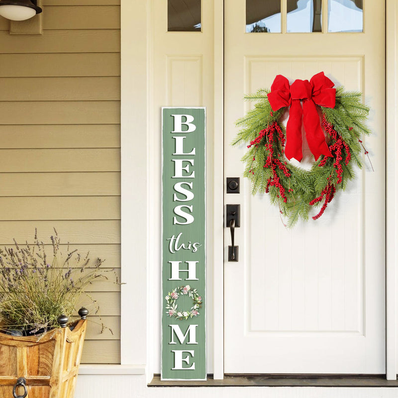 Bulk 17.7" Christmas Pine Needle Wreath with Red Berry Red Bow Wreath Artificial Ornament for Front Door Wall Hanging Home Decoration Wholesale