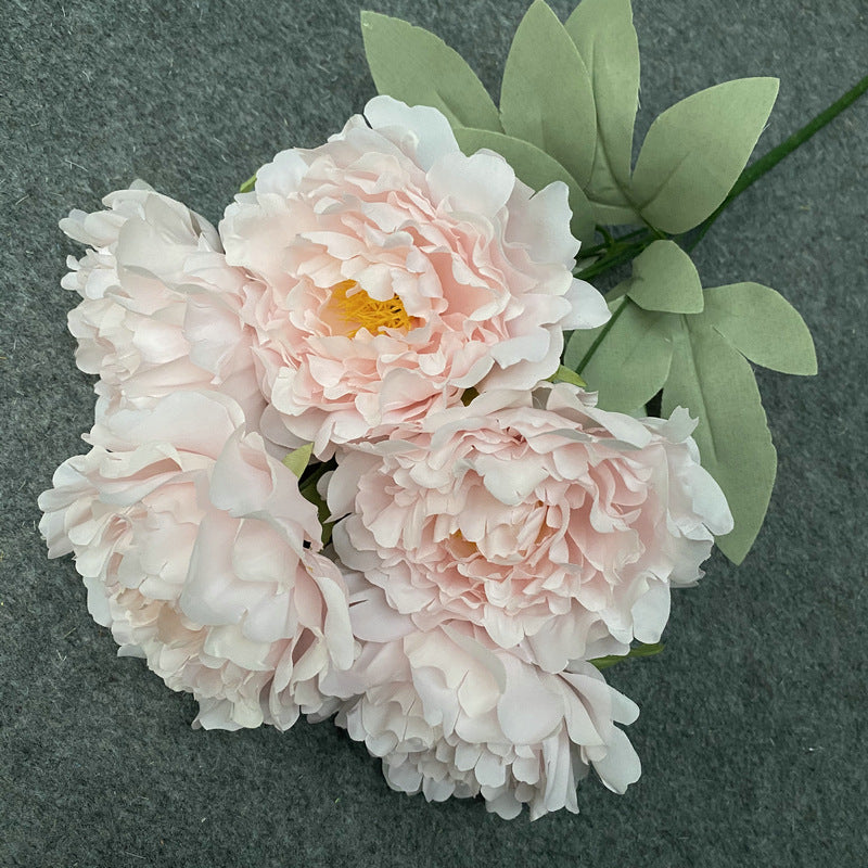 Bulk 18 inches Tall Peony Bush Artificial Peony Silk Flowers Wholesale