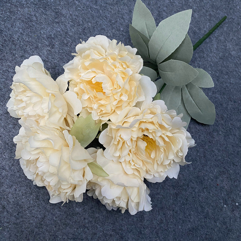 Bulk 18 inches Tall Peony Bush Artificial Peony Silk Flowers Wholesale