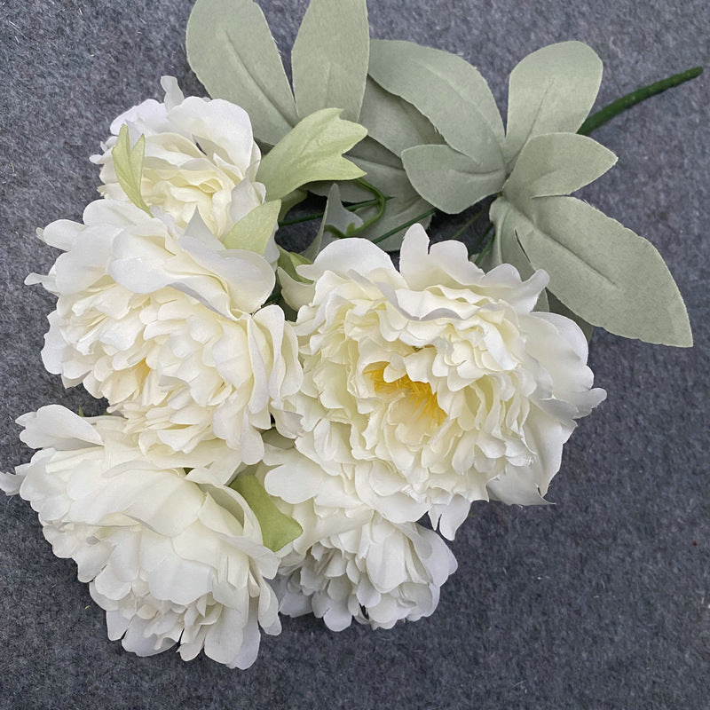 Bulk 18 inches Tall Peony Bush Artificial Peony Silk Flowers Wholesale