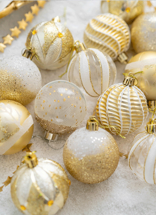 Bulk 30 PCS Mixed Christmas Balls Set Hanging Ornaments for Christmas Tree Home Decor Wholesale