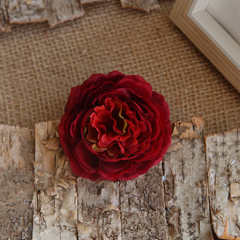 Bulk 3 Inch Blooming Peony Heads with Stems Artificial Flowers Wholesale