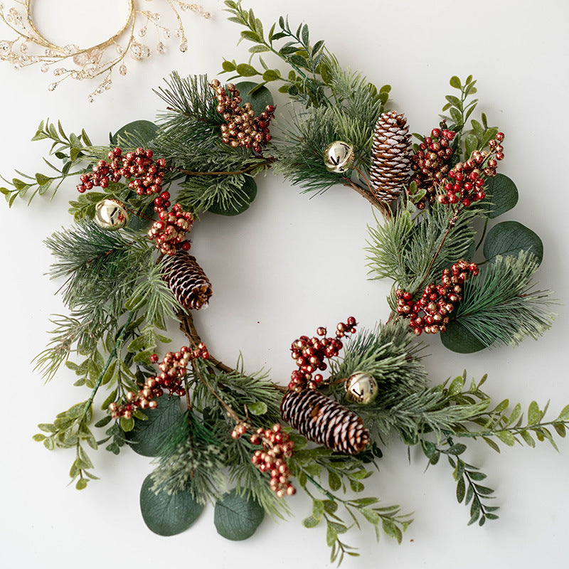 Bulk Artificial Christmas Picks Red Berry Pinecones Wreath Swags Hanging Vines Garland for Christmas Floral Arrangement Holiday Decor Wholesale