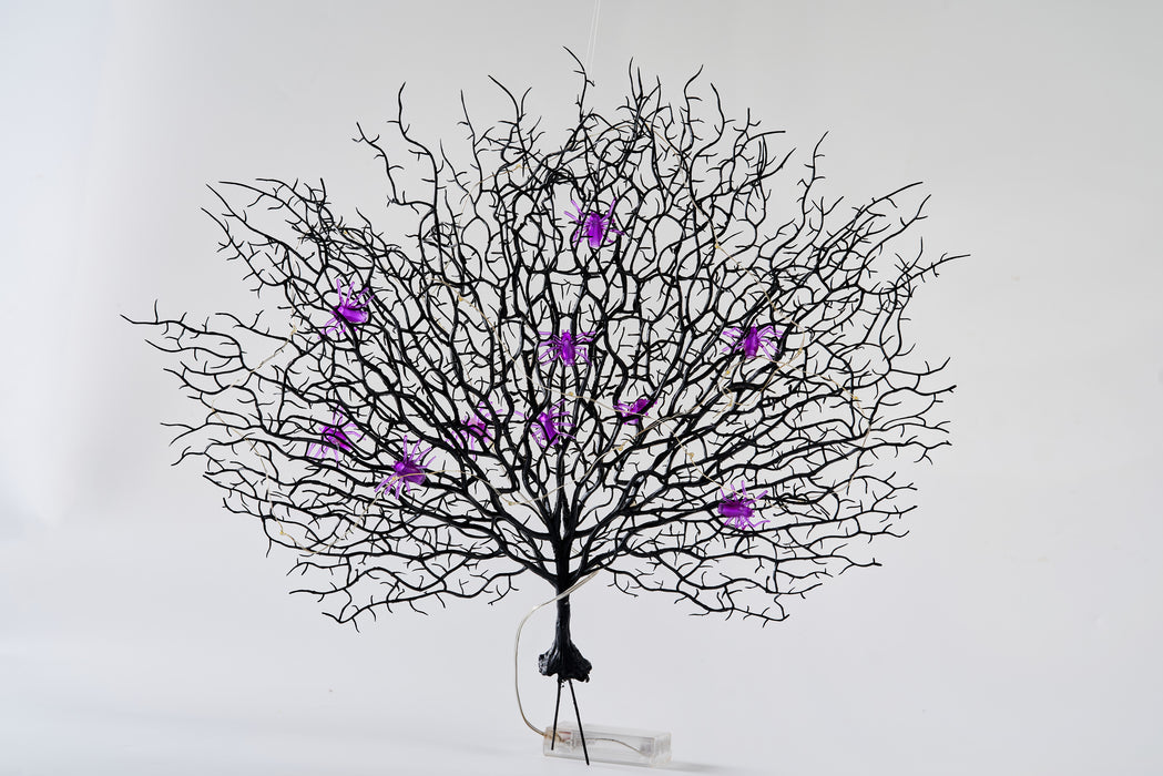 Bulk Exclusive Halloween Artificial Tree Branches with Spider Led Lights Antler Coral Twigs Wholesale