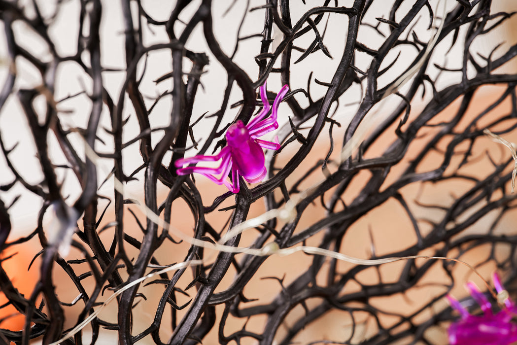 Bulk Exclusive Halloween Artificial Tree Branches with Spider Led