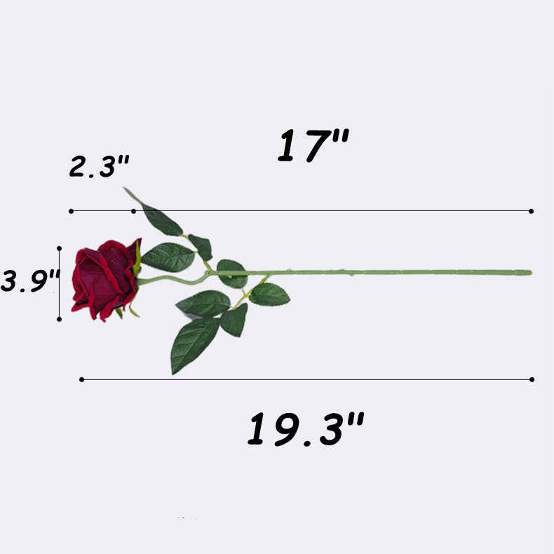 Lot de 10 bouquets de roses artificielles en flanelle bionique, liquidation en vrac, pour arrangement, fête de mariage, décoration de la maison, vente en gros 