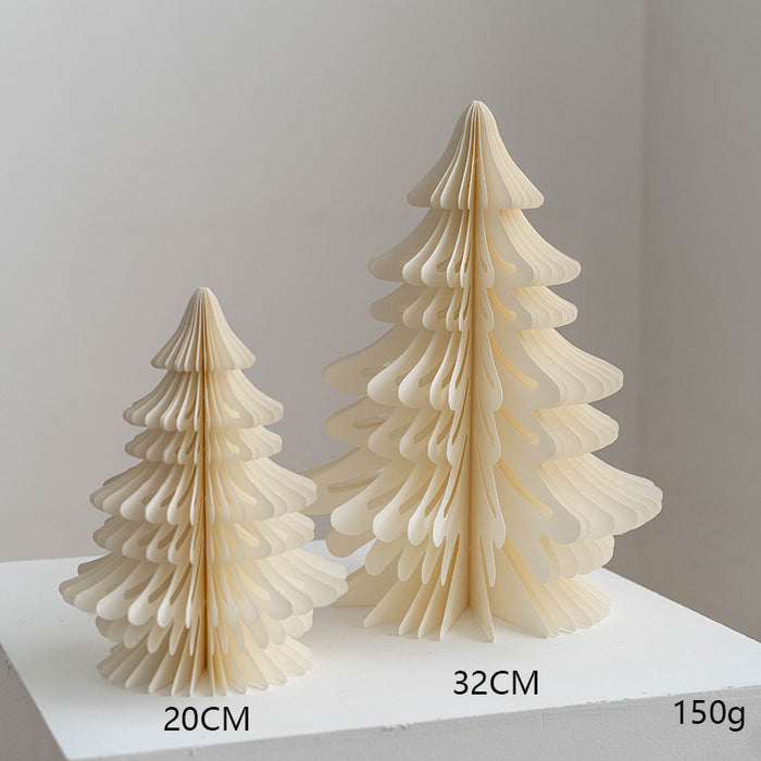 Bulk Christmas Paper Tree Honeycomb Centerpiece DIY Table Centerpiece New Years Party Home Decorations Wholesale