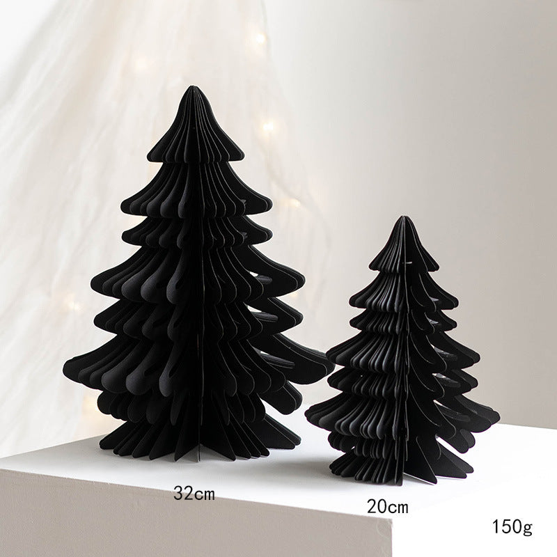 Bulk Christmas Paper Tree Honeycomb Centerpiece DIY Table Centerpiece New Years Party Home Decorations Wholesale