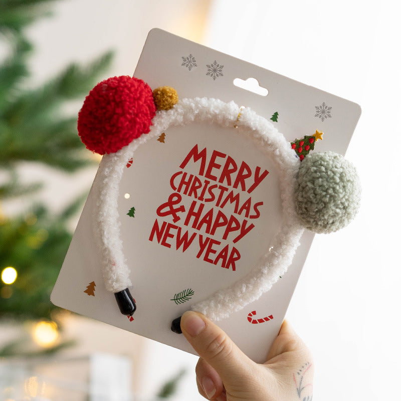 Serre-tête en bois de renne de Noël en vrac pour femmes, enfants, filles, vente en gros