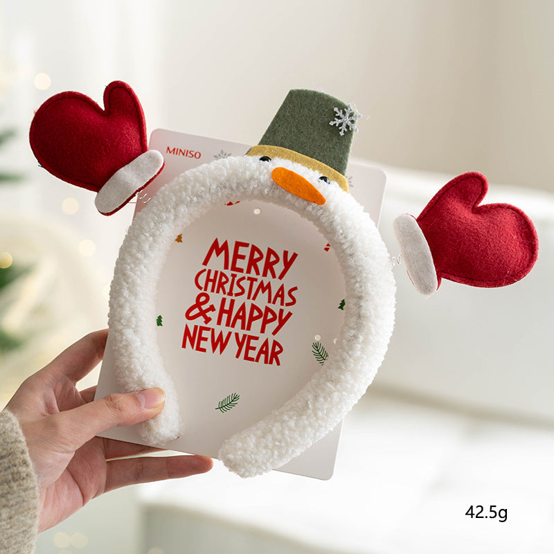 Serre-tête en bois de renne de Noël en vrac pour femmes, enfants, filles, vente en gros