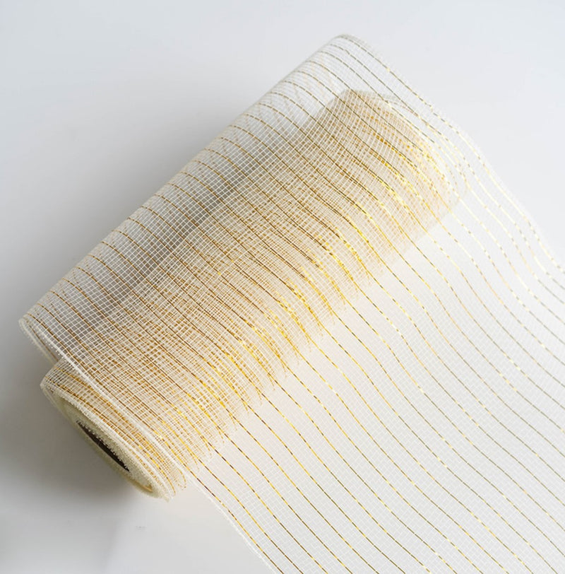 Bulk Christmas Snowflake Ribbon Mesh Ribbon DIY Bows Ribbon Christmas Tree Decoration Wholesale