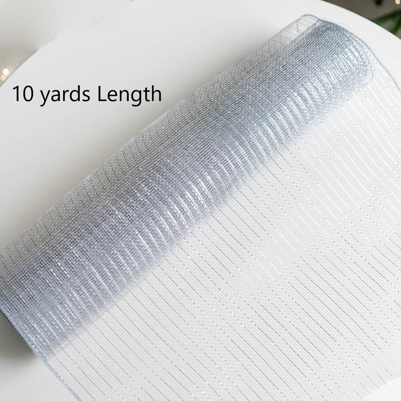 Bulk Christmas Snowflake Ribbon Mesh Ribbon DIY Bows Ribbon Christmas Tree Decoration Wholesale