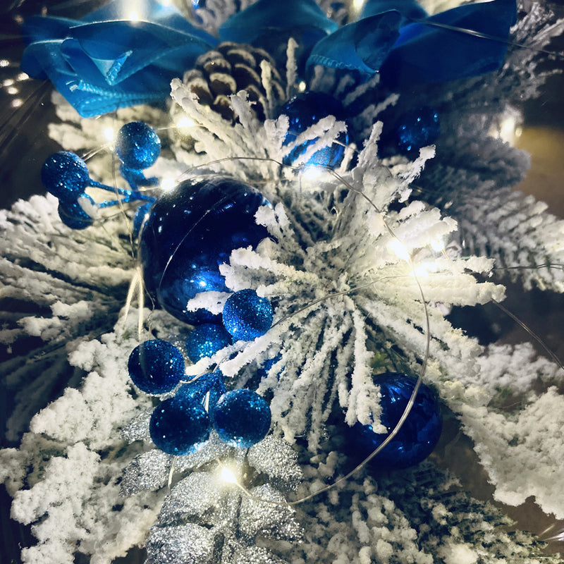 Bulk Christmas Swag Teardrop Swag Stair Swag Christmas Garland for Stairs Door Fireplace Window Artificial Wreath Outdoor Indoor Christmas Decor Wholesale