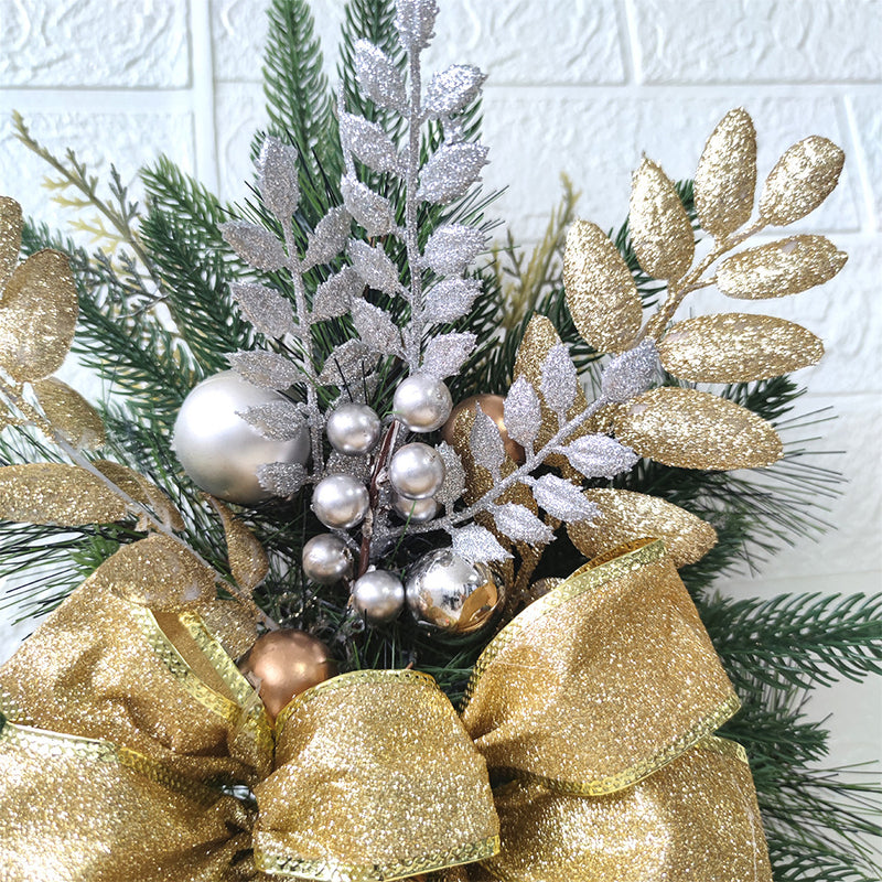 Bulk Christmas Swag Teardrop Swag Stair Swag Christmas Garland for Stairs Door Fireplace Window Artificial Wreath Outdoor Indoor Christmas Decor Wholesale
