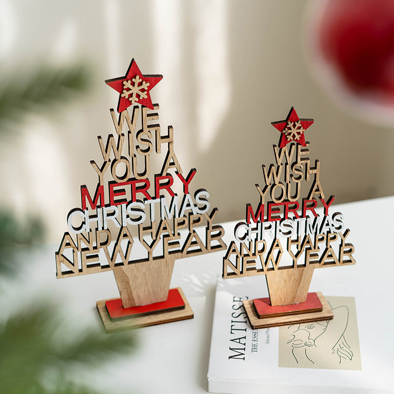 Décorations de table en vrac pour sapin de Noël, élan, centre de table, ornement de Noël, cadeaux d'anniversaire, vente en gros 