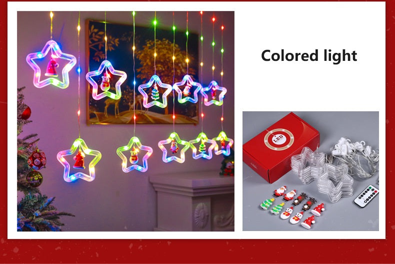Bulk Christmas String Lights Ornaments with Snowflakes Fairy Window Lights for Xmas Party Decor Wholesale