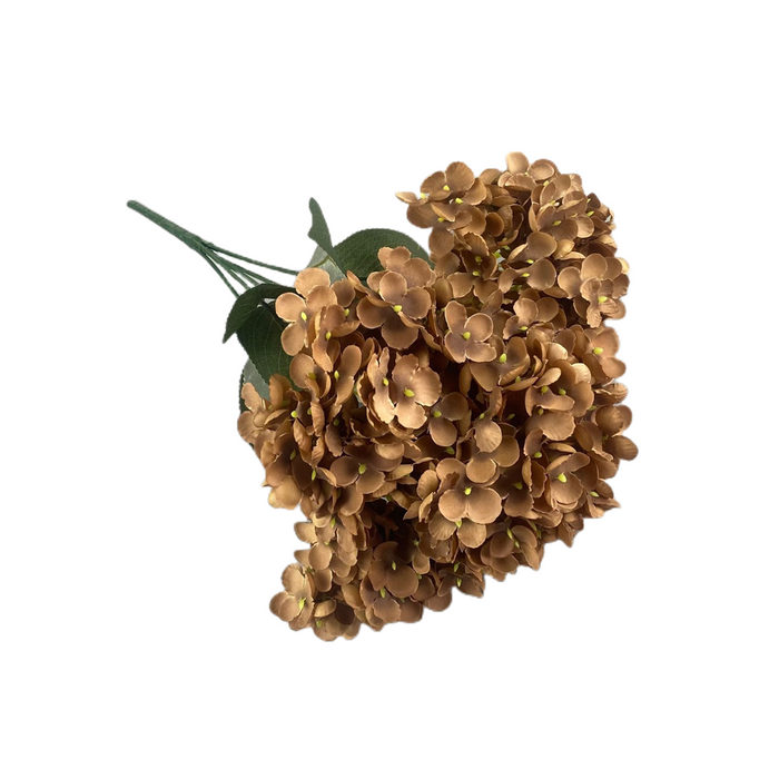 Bulk Exclusive 5Pcs 19" Hydrangea Bush Artificial Silk Flowers Wholesale